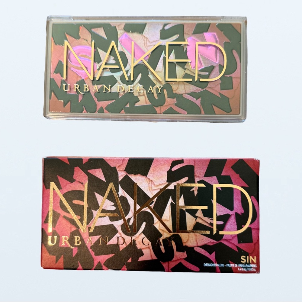 New Urban Decay Naked Sin Eyeshadow Palette - Pink and Brown Hues - Picture 3 of 6